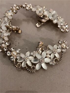 Wedding tiara hair clip